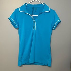 Adidas - Blue collard shirt